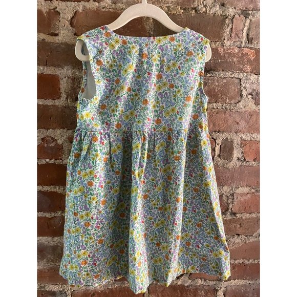 Next UK Floral Pinafore Dress Cotton 5/6/7 See measurements - Picture 11 of 12